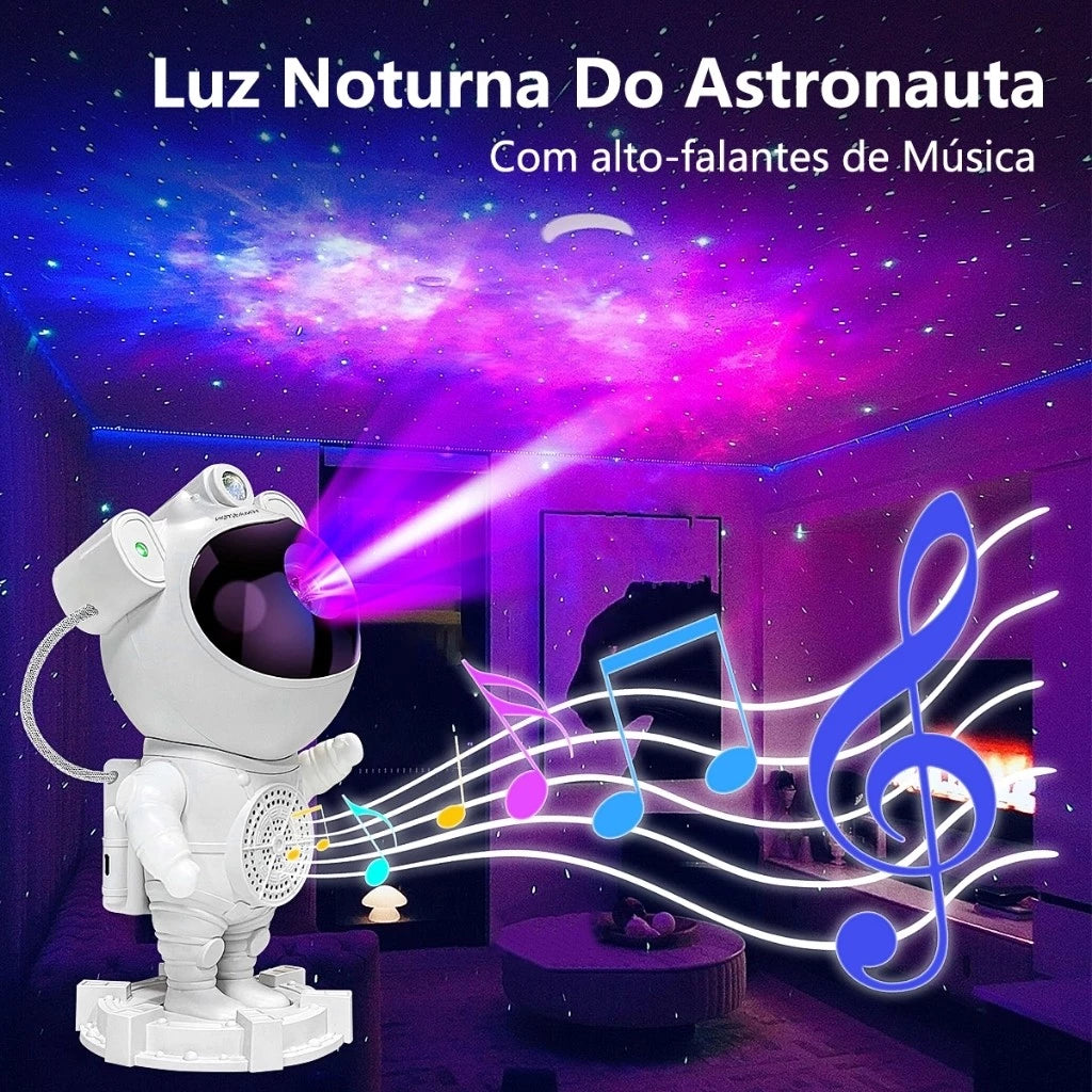 H'Maston ND06BT Projetor Astronauta: Luminária de Céu Estrelado