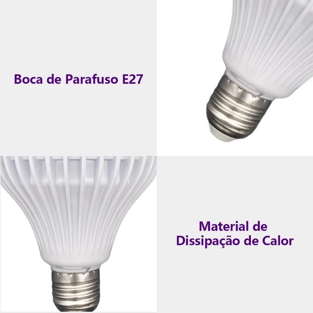 H'Maston WJL2 Lâmpada LED Bluetooth Rgb Música - Eleadermall