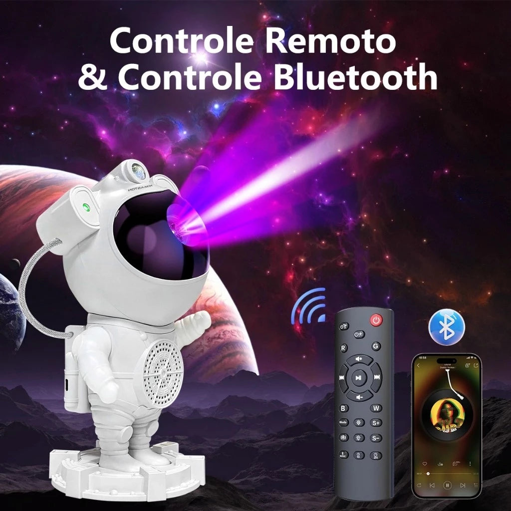 H'Maston ND06BT Projetor Astronauta: Luminária de Céu Estrelado