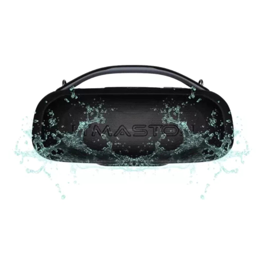 H'Maston TN37 Caixa de Som Boombox Bluetooth IPX5 Áudio Premium e Portátil