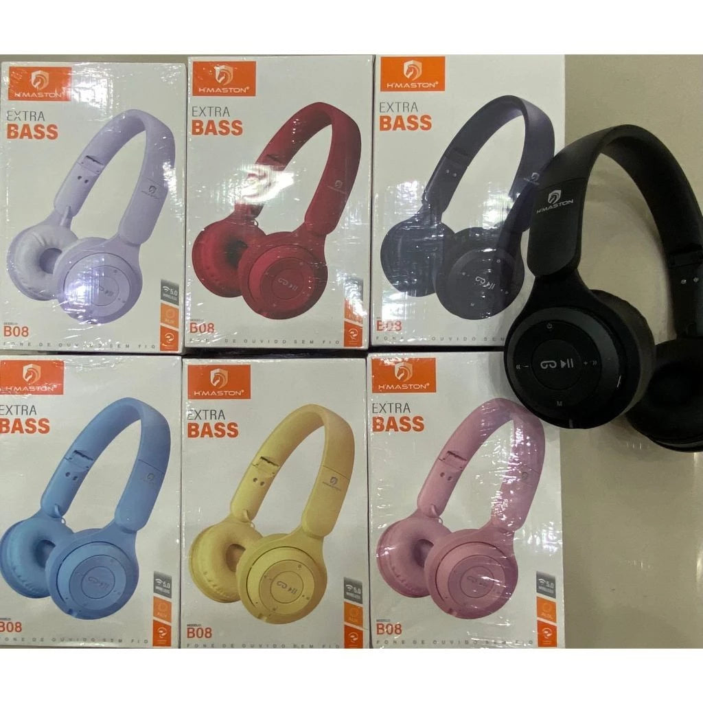 H'Maston B08 Headset Sem Fio Bluetooth Estéreo Original