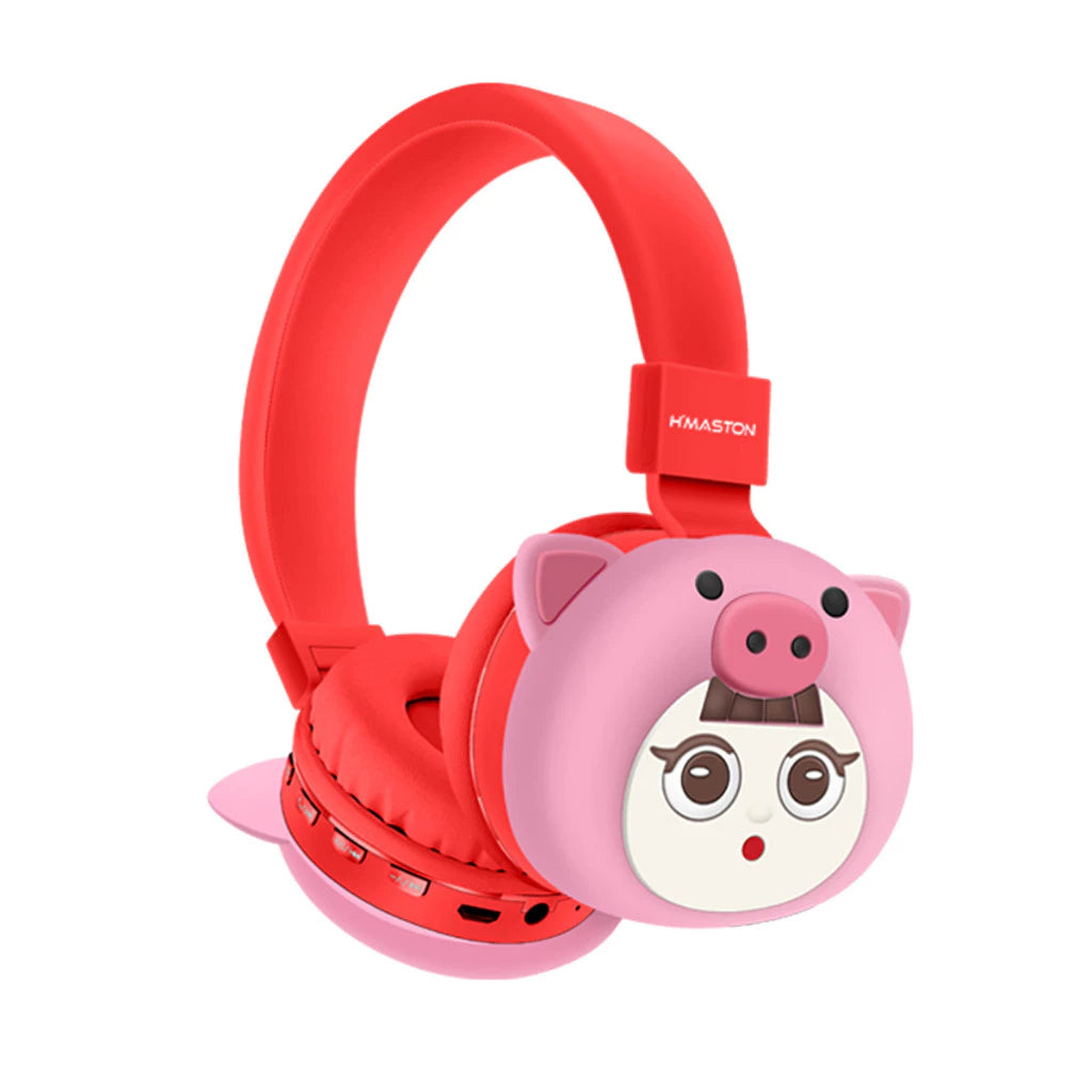 H'maston SN21 Headset Infantil Bluetooth 5.3 Sem Fio Dobrável e Confortável
