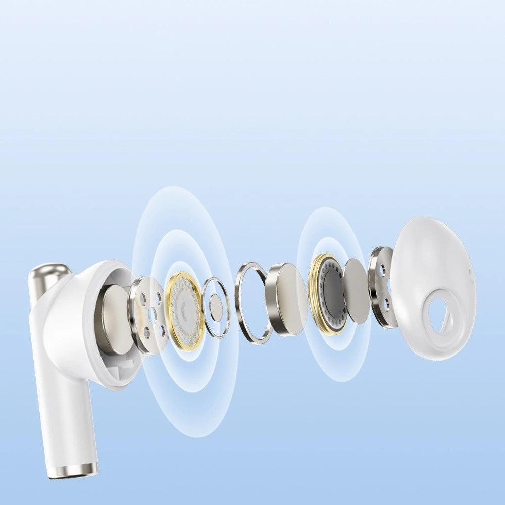 H'maston F924 Fones TWS Bluetooth 5.3 - Som HiFi Sem Fio