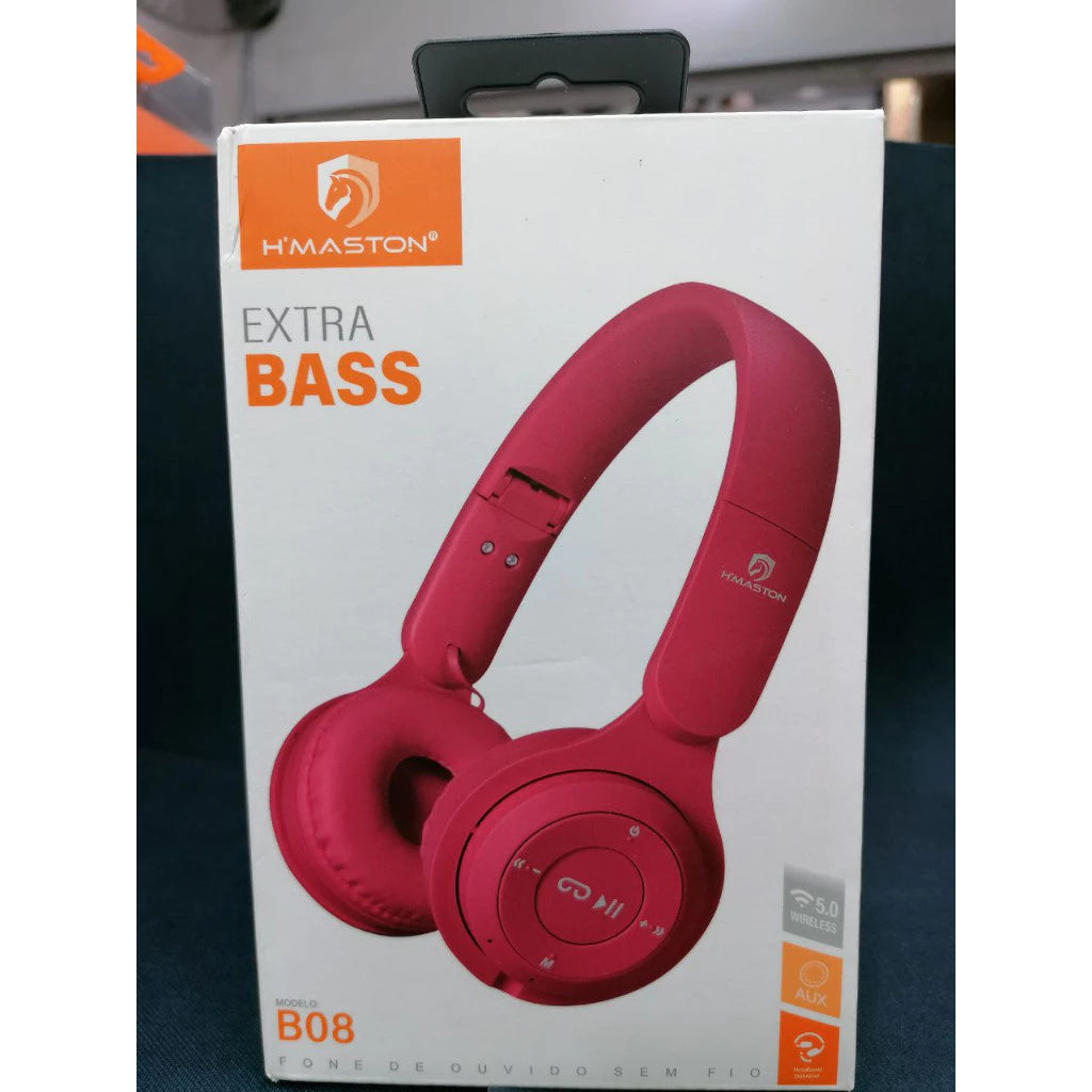 H'Maston B08 Headset Sem Fio Bluetooth Estéreo Original