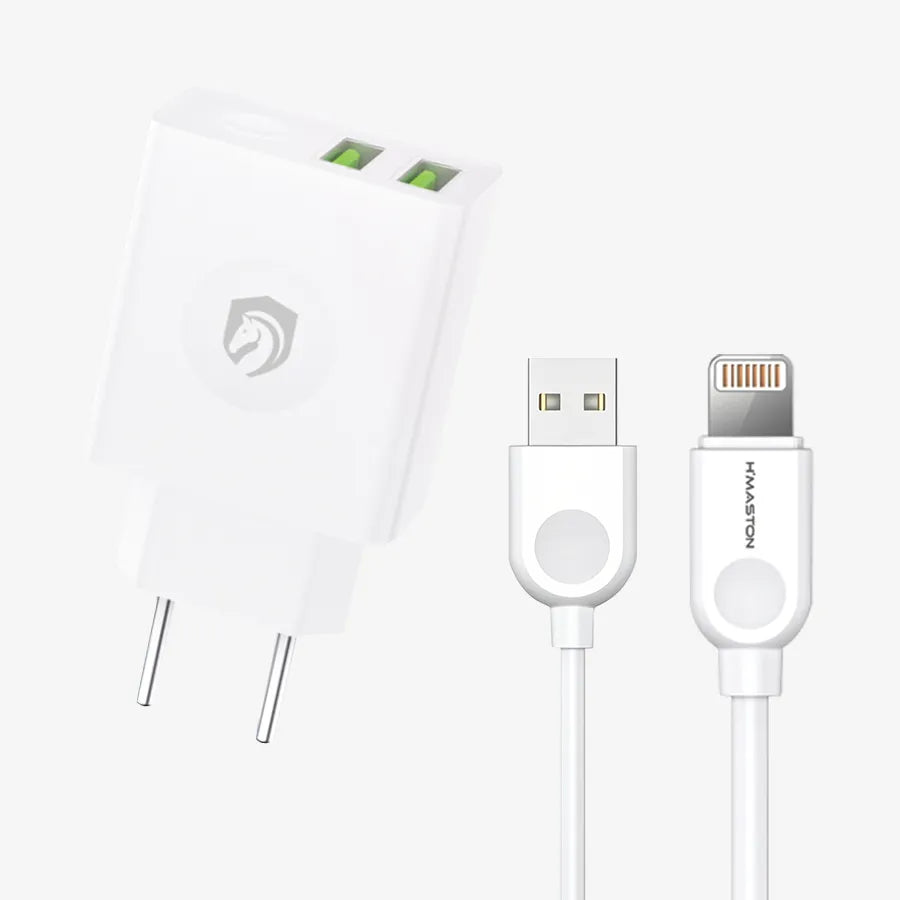 H'Maston Y60 Carregador Turbo 2 USB 3.1A Rápido - Eleadermall