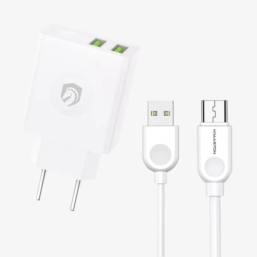 H'Maston Y60 Carregador Turbo 2 USB 3.1A Rápido - Eleadermall
